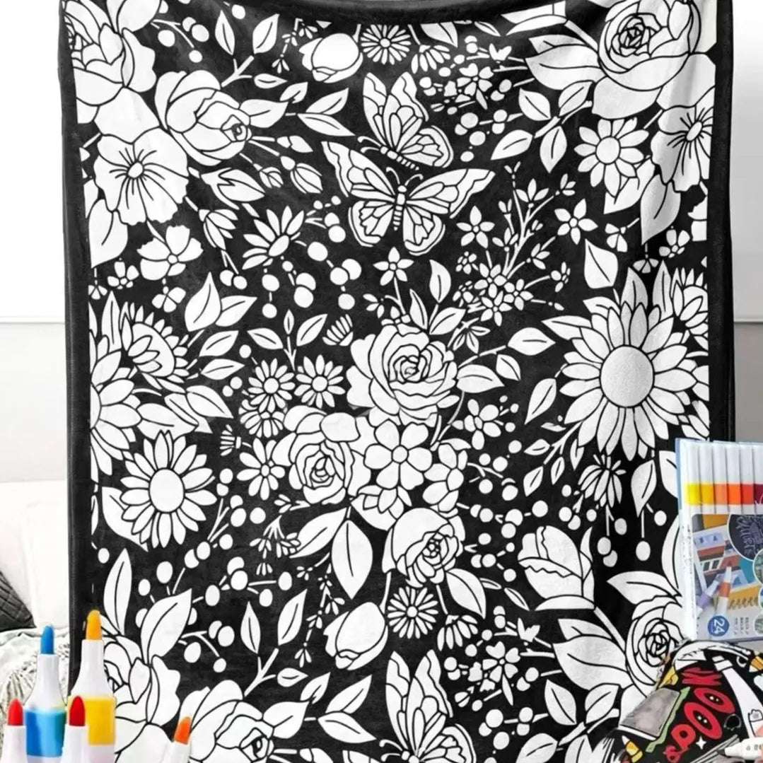 SnugCanvas™ Cozy Blanket - Color Your Dreams