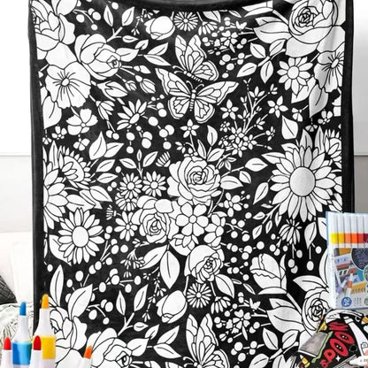 SnugCanvas™ Cozy Blanket - Color Your Dreams