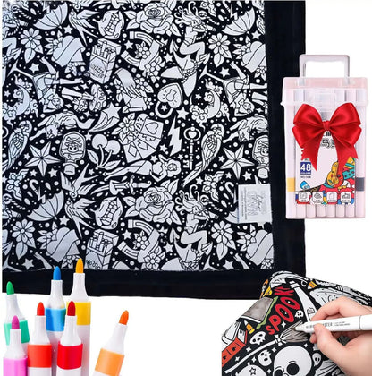 SnugCanvas™ Cozy Blanket - Color Your Dreams