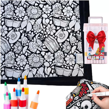 SnugCanvas™ Cozy Blanket - Color Your Dreams