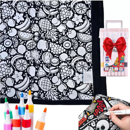 SnugCanvas™ Cozy Blanket - Color Your Dreams