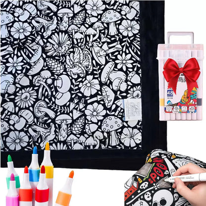 SnugCanvas™ Cozy Blanket - Color Your Dreams