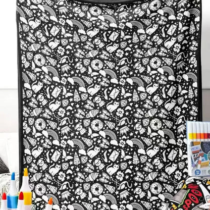 SnugCanvas™ Cozy Blanket - Color Your Dreams